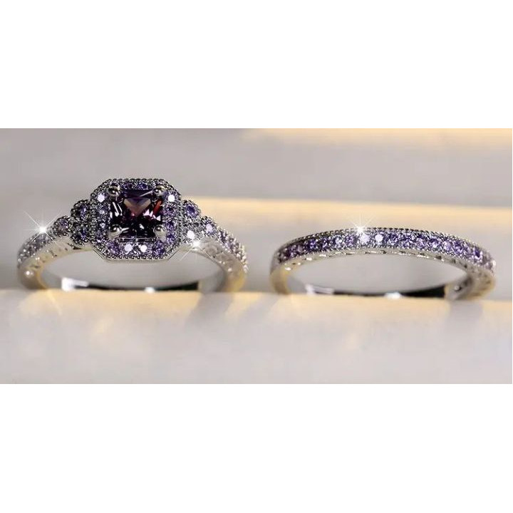 Podwójny pierścionek ANGOL dwa pierścionki r. 10